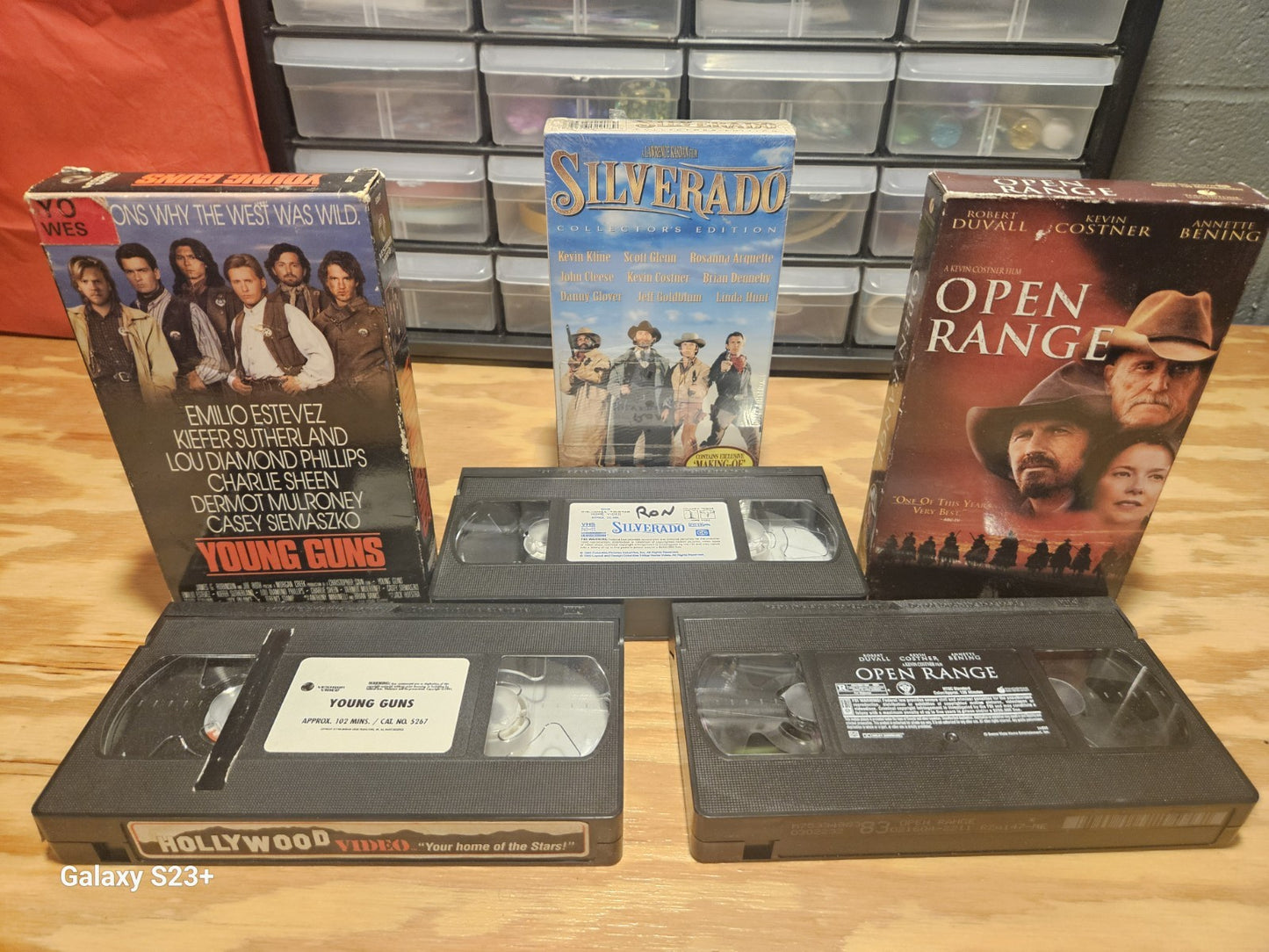 Western VHS Lot 14 Tapes Wild West, Jeremiah Johnson, Willie Boy, CBS MGM Alpha