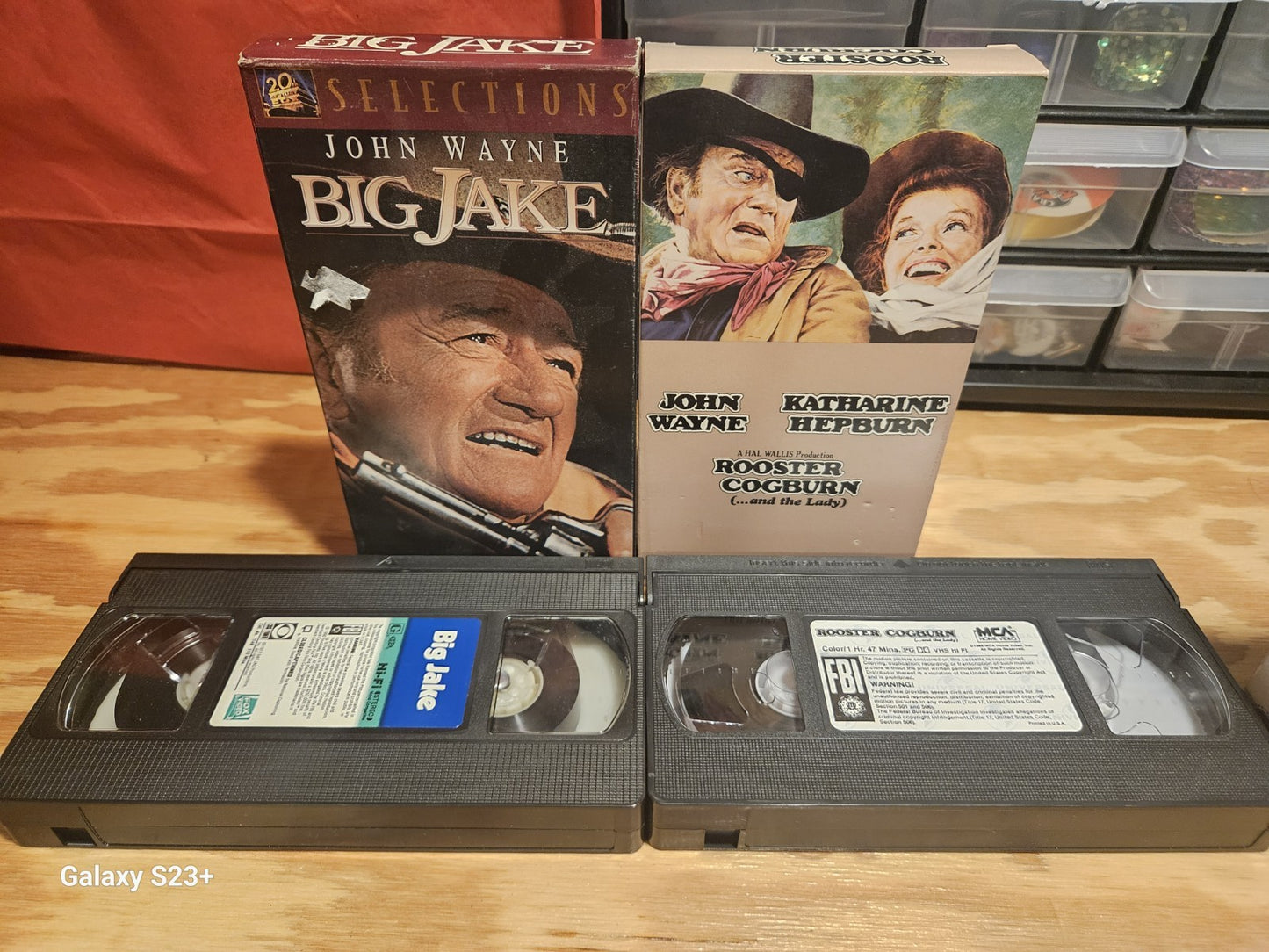 John Wayne VHS Lot Big Jake True Grit Rio Bravo Fox MCA MPI Warner Paramount 