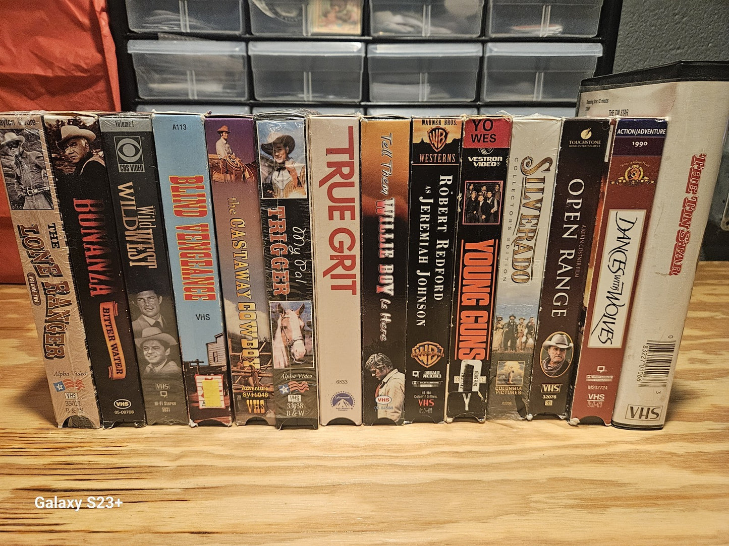 Western VHS Lot 14 Tapes Wild West, Jeremiah Johnson, Willie Boy, CBS MGM Alpha