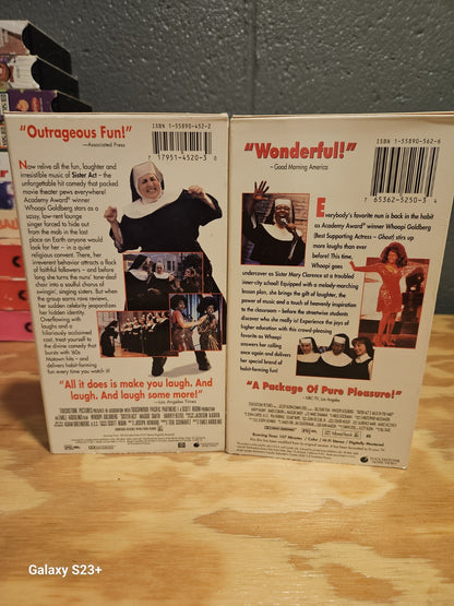 Sister Act, Sister Act 2 Back In The Habit VHS Set
