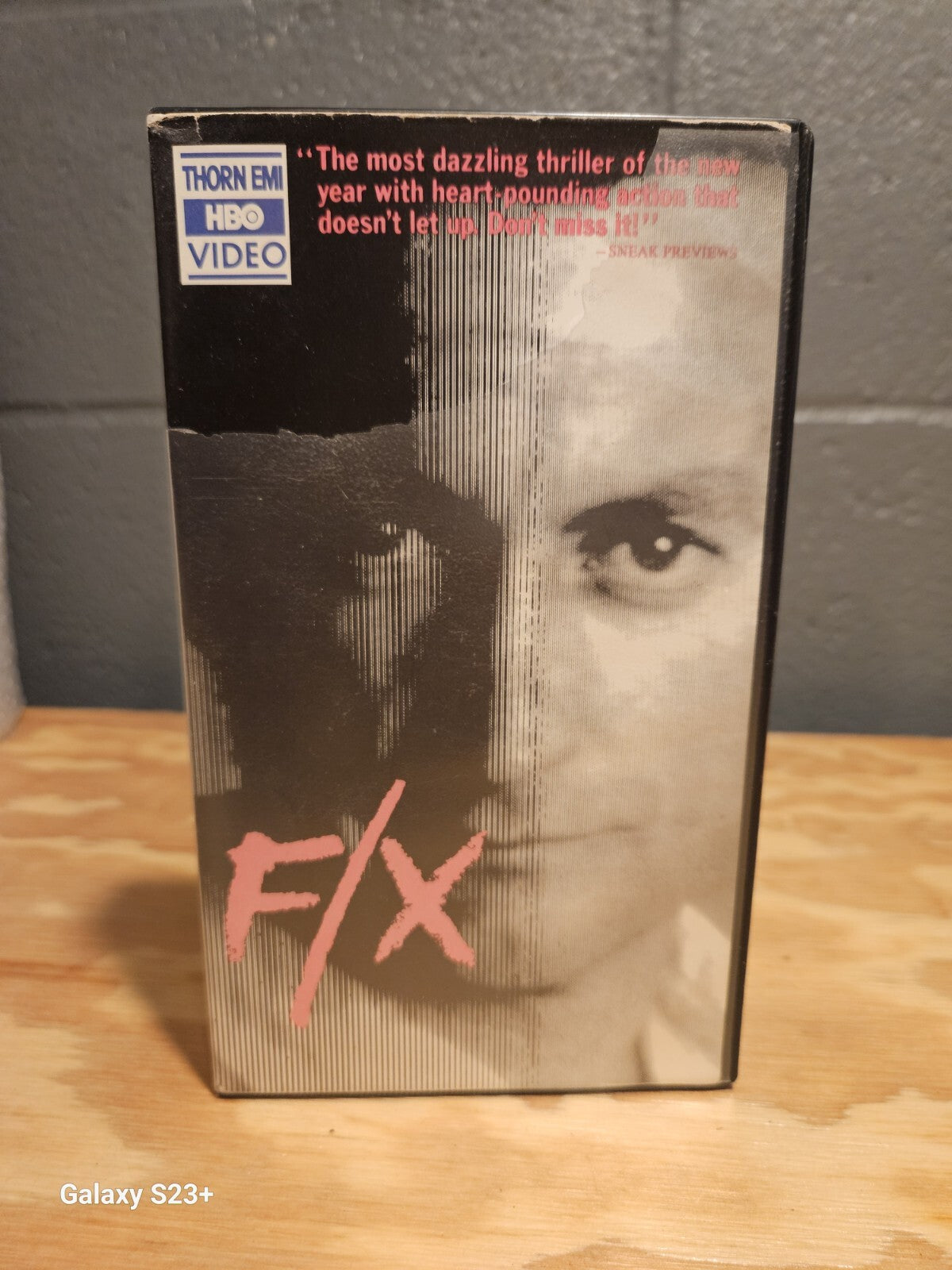 F/X VHS, Thorn EMI HBO 1986, Robert Mandel, Orion, Thriller