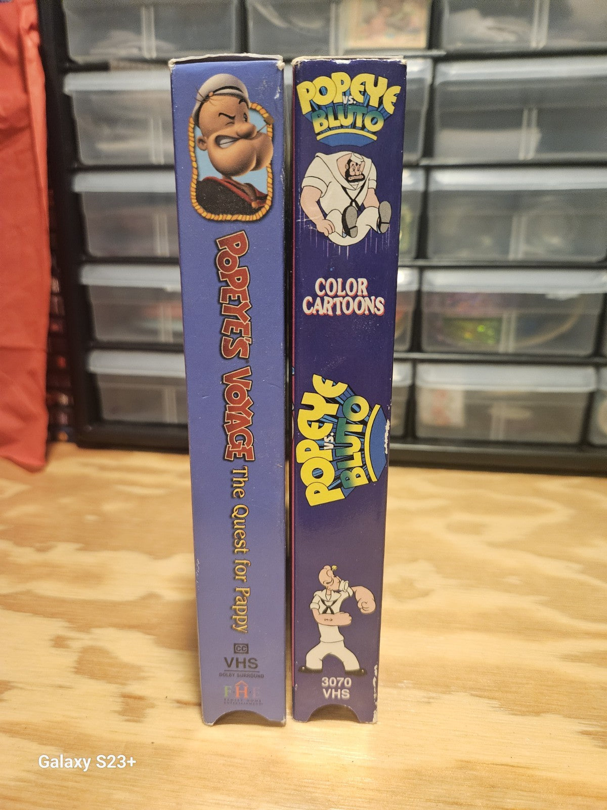 Popeye VHS - Popeye vs. Bluto, The Quest for Pappy, UAV, FHE, Lionsgate