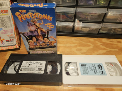 Flintstones VHS Lot Yabba Dabba Do, Flyer, Fearless Fred, Hanna Barbera MCA WB