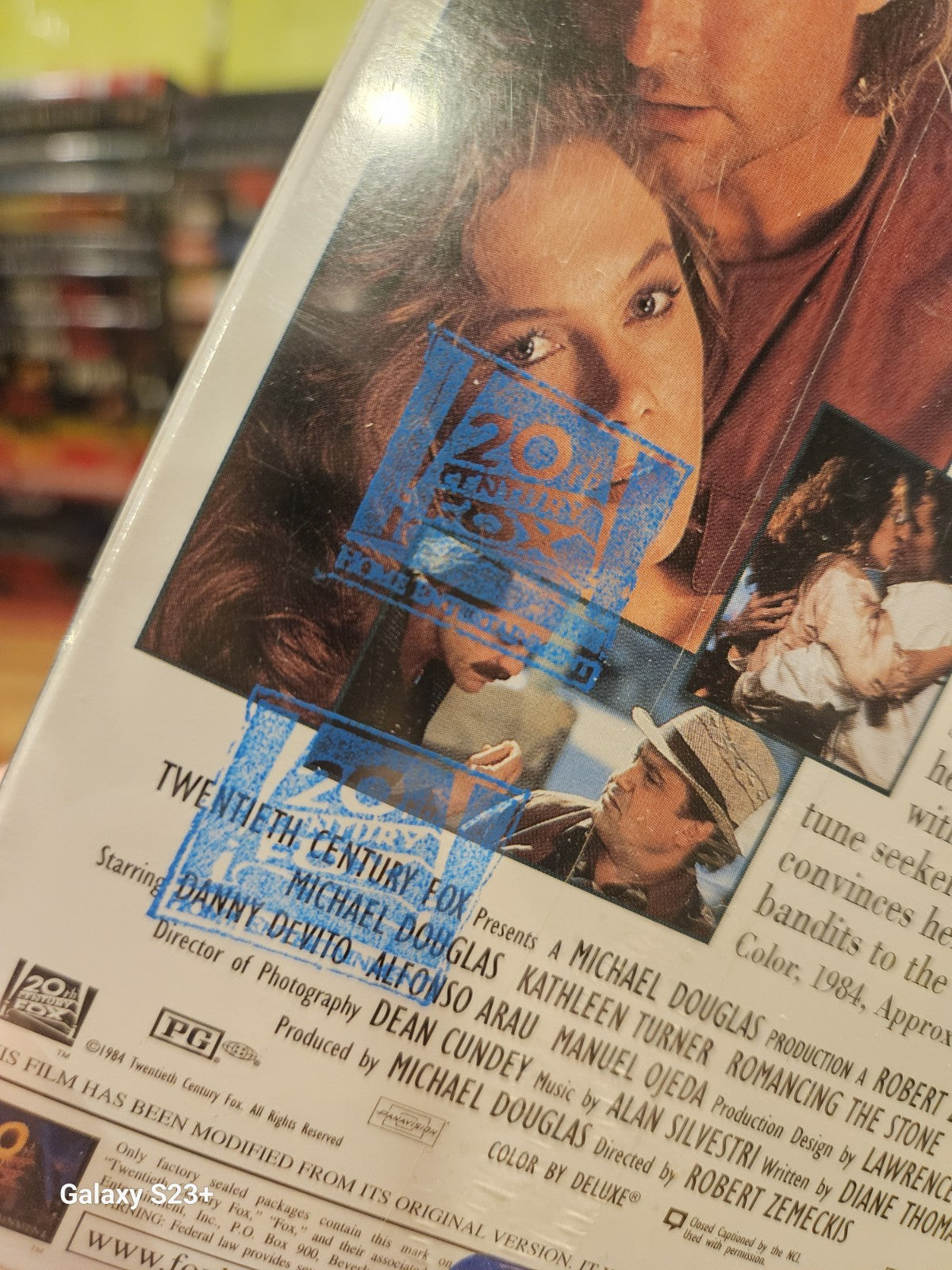 Romancing the Stone & Jewel of the Nile VHS,  Factory Sealed, 20th Century Fox