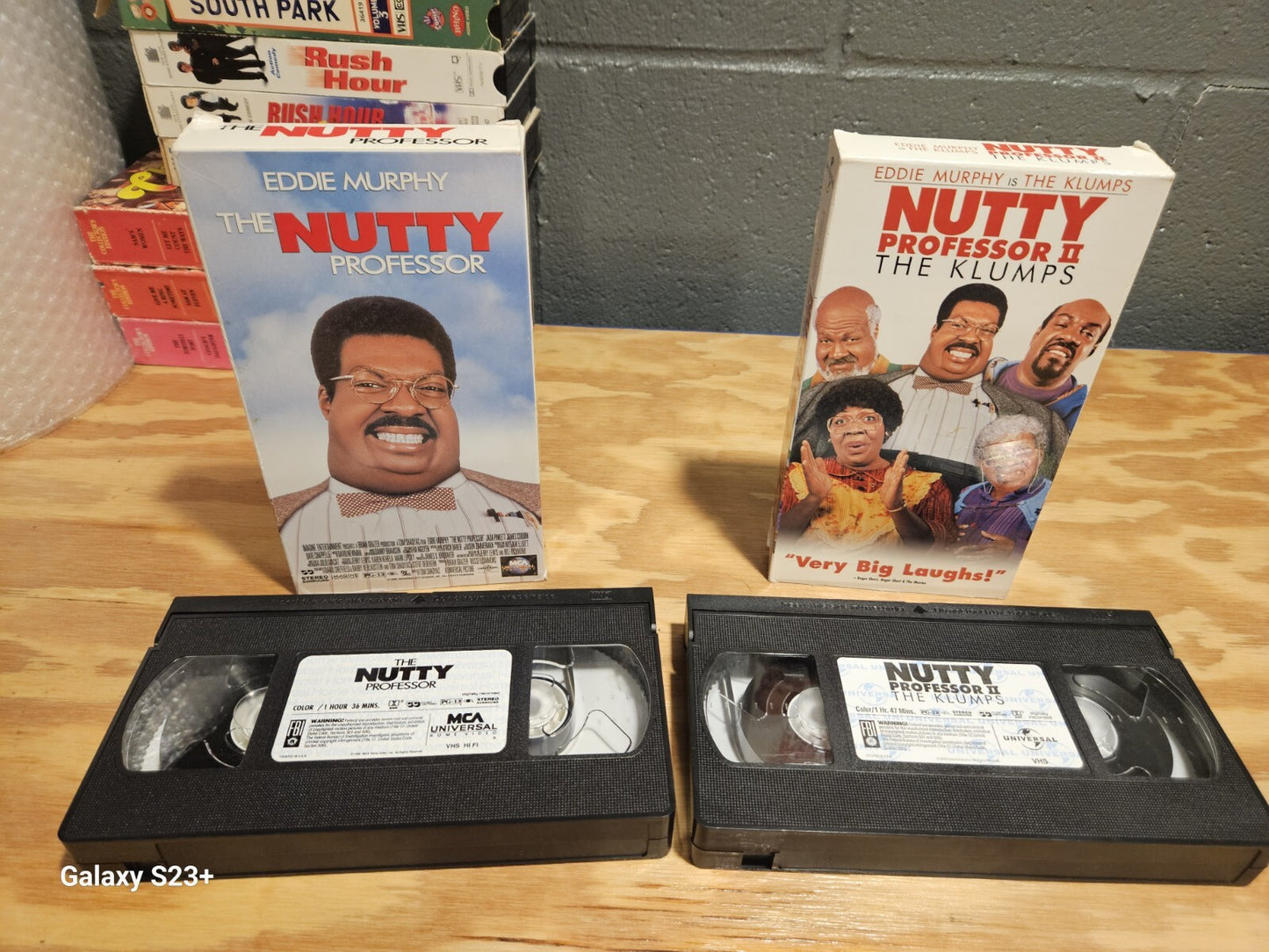 The Nutty Professor 1 & 2 VHS