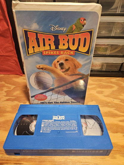 Disney Air Bud 1, 2, 3, 5 VHS Set - Golden Receiver, World Pup, Spikes Back Dog