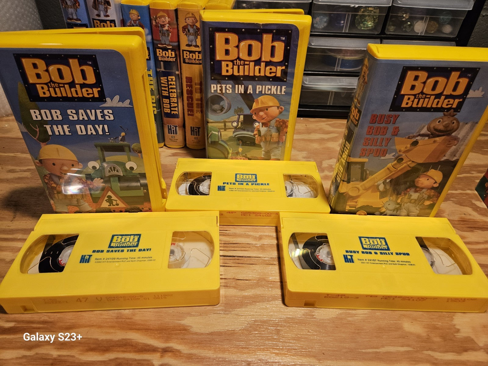 Bob The Builder VHS, Huge Lot 17 VHS, Rare, Kids, HiT Entertainment,  NAHB 