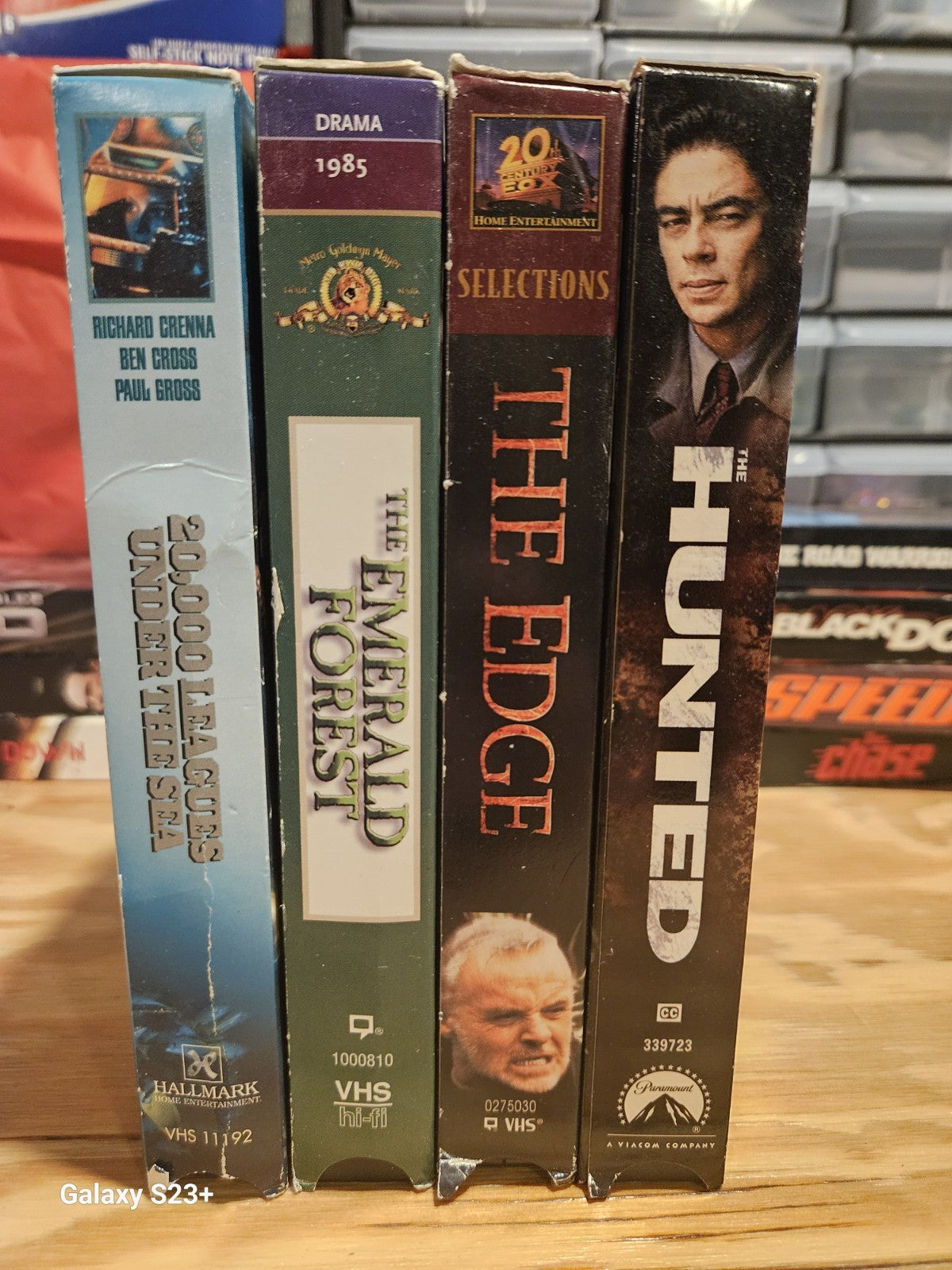 Action VHS 20000 Leagues Emerald Forest, Edge, Hunted MGM 20th Century Paramount
