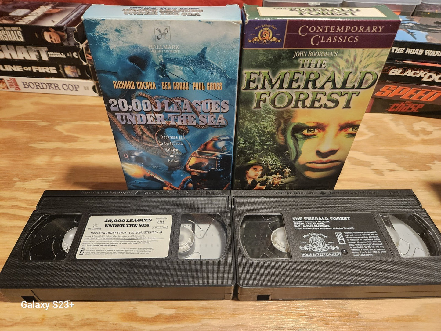 Action VHS 20000 Leagues Emerald Forest, Edge, Hunted MGM 20th Century Paramount