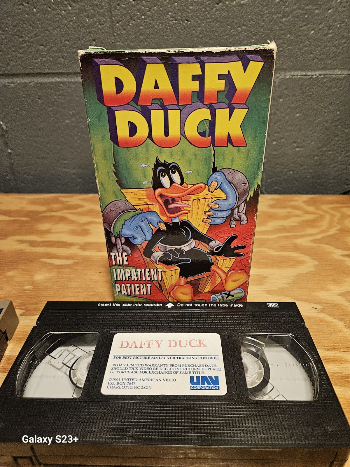 Daffy Duck VHS Set, Favorite Cartoon Classics, UAV Home Video 