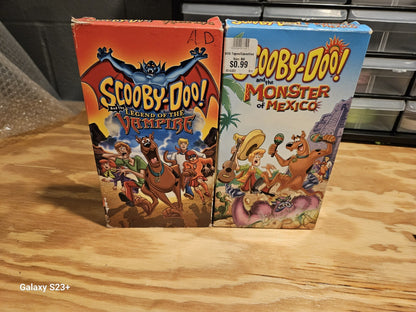 Scooby Doo VHS SM LOT, Zombie Alien Vampire Hanna Barbera Cartoon Network Warner