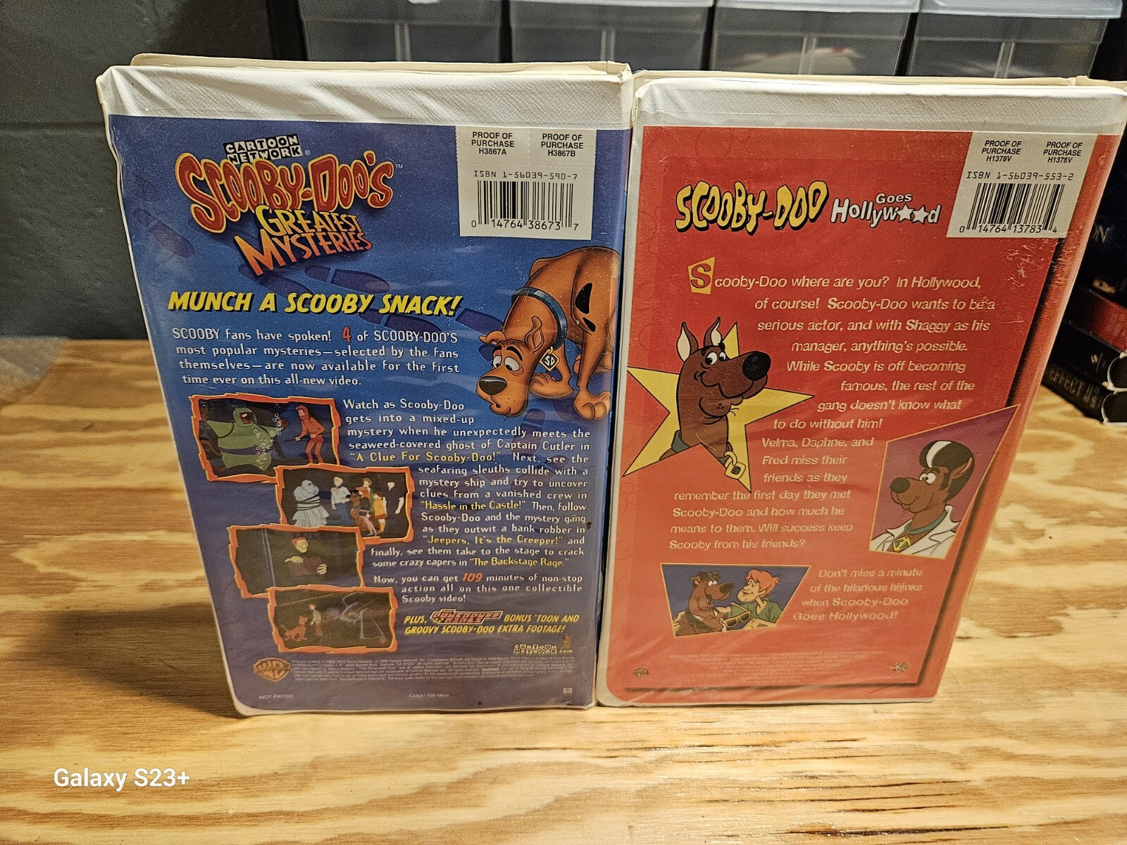 Scooby Doo VHS SM LOT, Zombie Alien Vampire Hanna Barbera Cartoon Network Warner