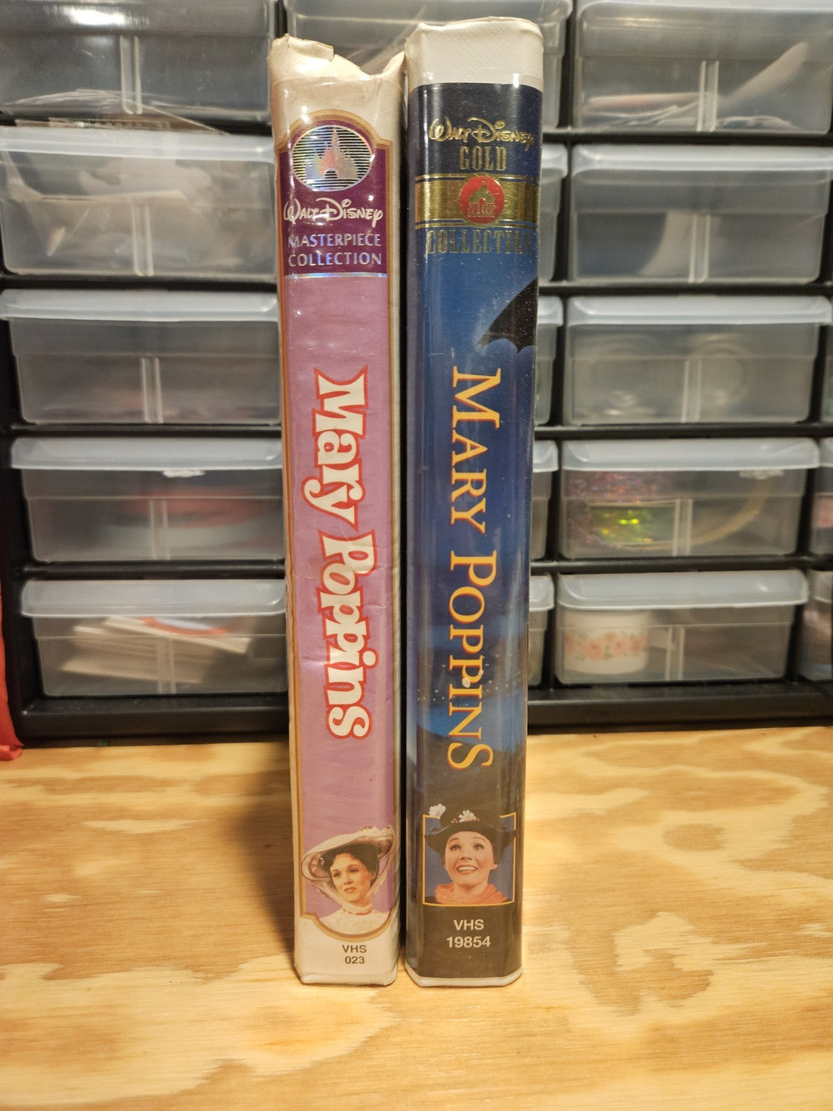 Walt Disney Mary Poppins VHS Set Masterpiece and Gold Collection Clamshell