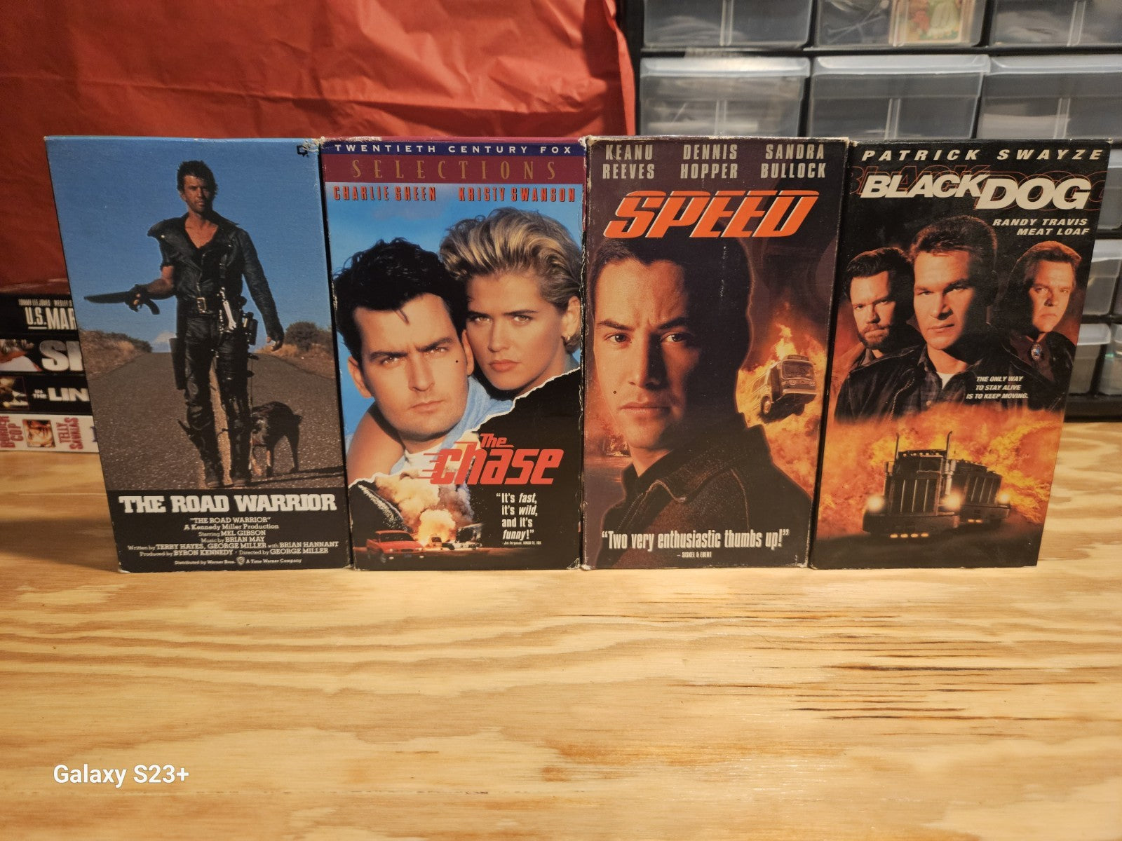 Road Action VHS - Road Warrior Chase Speed Black Dog 20th Century Fox Universal