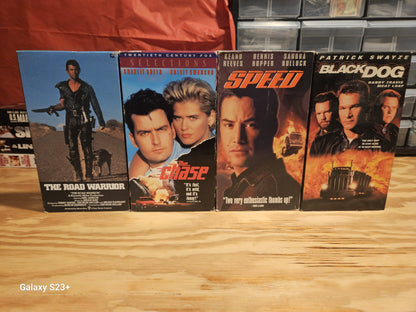 Road Action VHS - Road Warrior Chase Speed Black Dog 20th Century Fox Universal