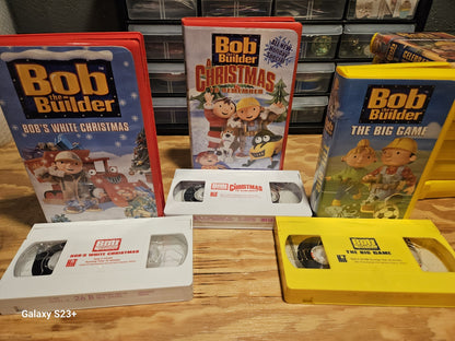 Bob The Builder VHS, Huge Lot 17 VHS, Rare, Kids, HiT Entertainment,  NAHB 