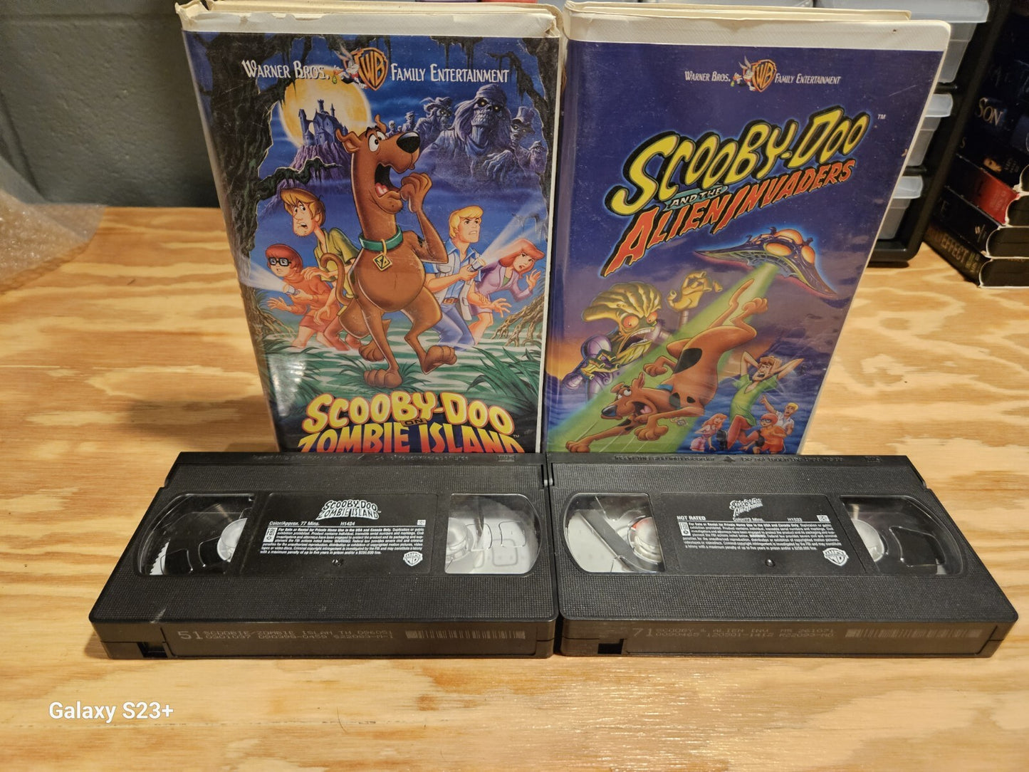 Scooby Doo VHS SM LOT, Zombie Alien Vampire Hanna Barbera Cartoon Network Warner