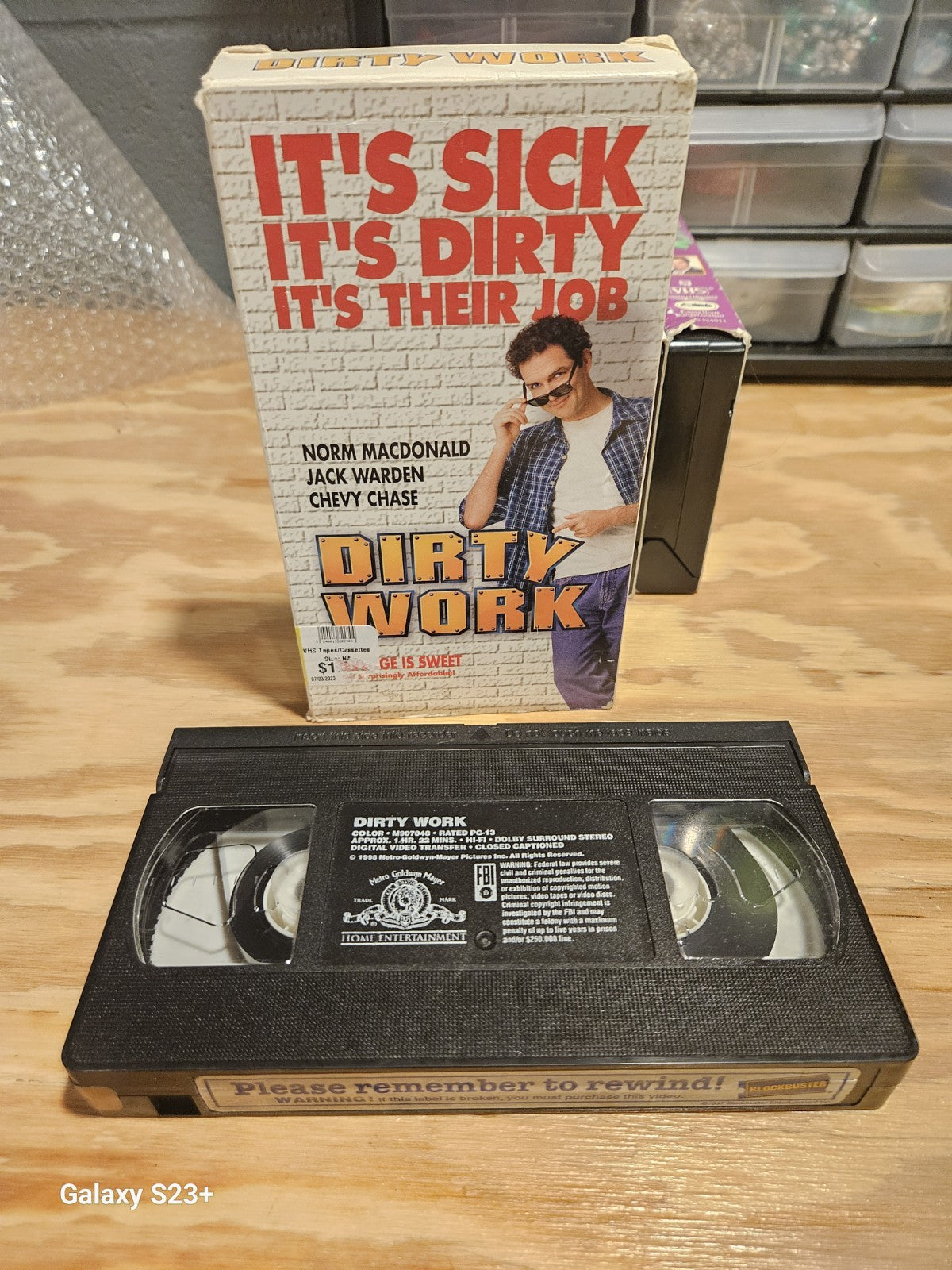 Comedy VHS - The Pest, Rushmore, Dirty Work, Leguizamo, Murray, Chase, MGM