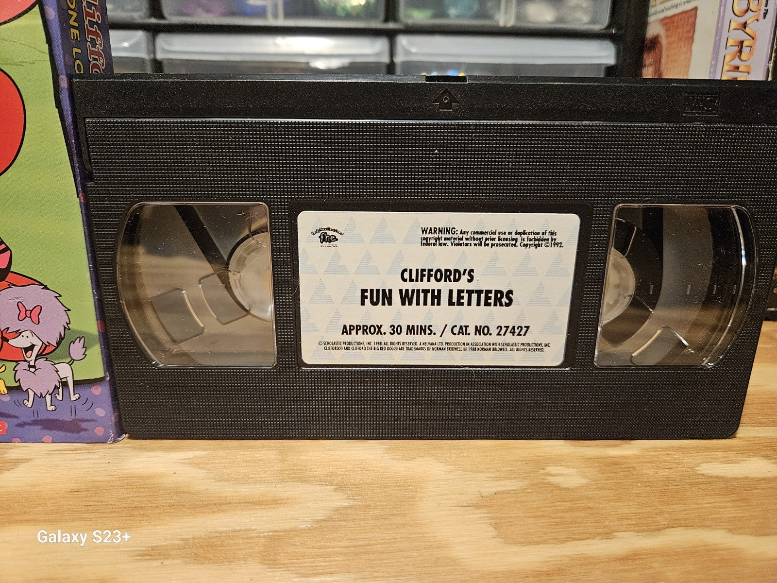 Clifford The Big Red Dog VHS Lot - Letters, Friends, Everyone, F.H.E, Scholastic