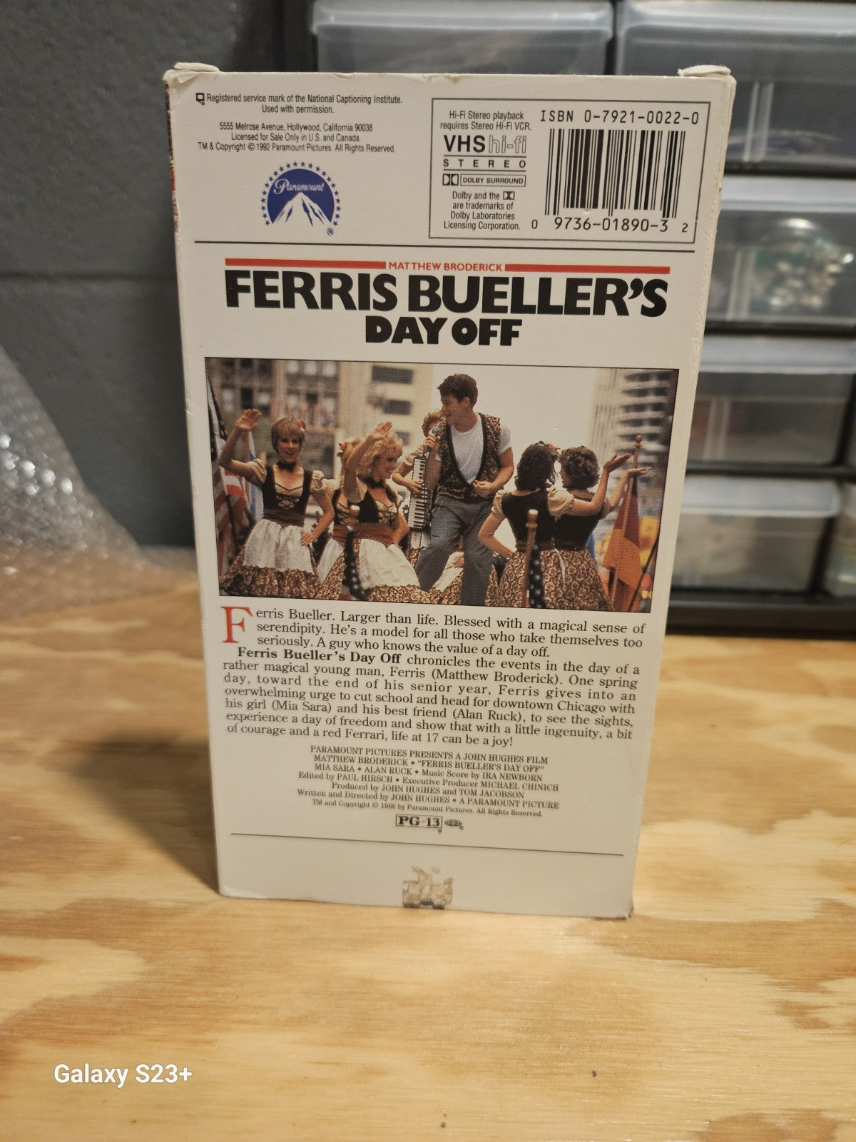 RomCom VHS Set Groundhog, Look Who's Talking, Ferris Bueller, Date with An Angel