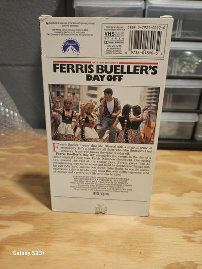 RomCom VHS Set Groundhog, Look Who's Talking, Ferris Bueller, Date with An Angel