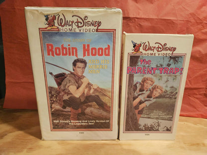 The Story of Robin Hood and his Merrie Men / The Parent Trap VHS set