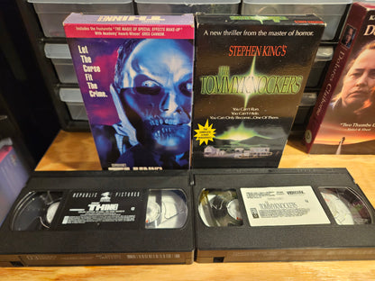 Stephen King VHS Set Cat's Eye, Thinner, Graveyard Shift, Dead Zone, Misery, Firestarter, Horror