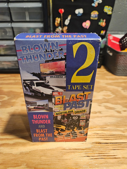 Blown Thunder and Blast from the Past Vol 1 VHS 2 Tape Set Drag Racing