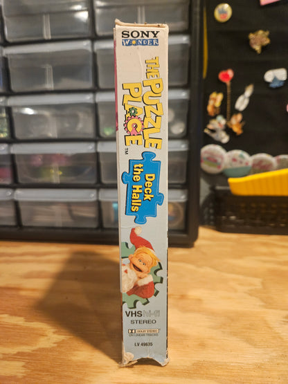 The Puzzle Place Deck The Halls VHS Sony Wonder, Patti LaBelle. Rare Tape