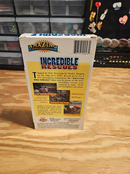 Incredible Rescues VHS Amazing Video Collection, Reality TV