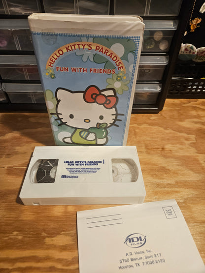 Hello Kitty's Paradise Fun With Friends VHS