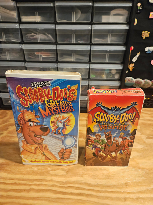 Scooby Doo VHS - Greatest Mysteries & Legend of the Vampire