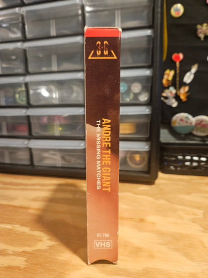 Andre The Giant The Missing Matches VHS, Wrestling