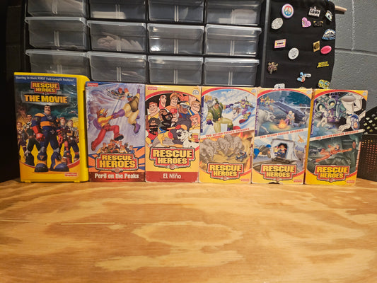 Rescue Heroes VHS Lot