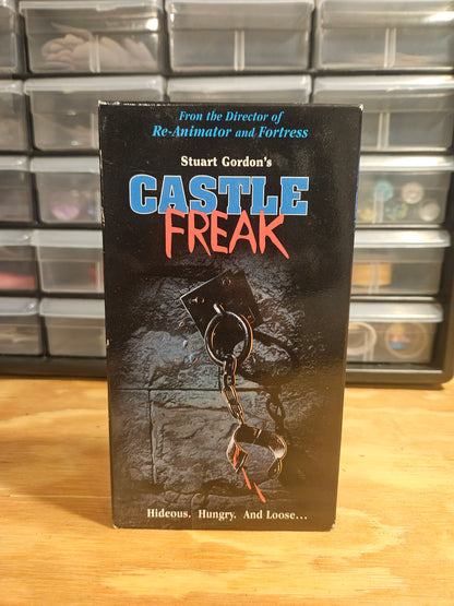 Castle Freak VHS, SCREENER/PROMO TAPE! Full Moon Entertainment. Rare Tape!