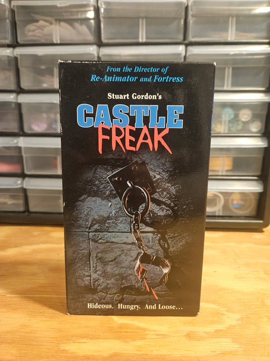 Castle Freak VHS, SCREENER/PROMO TAPE! Full Moon Entertainment. Rare Tape!
