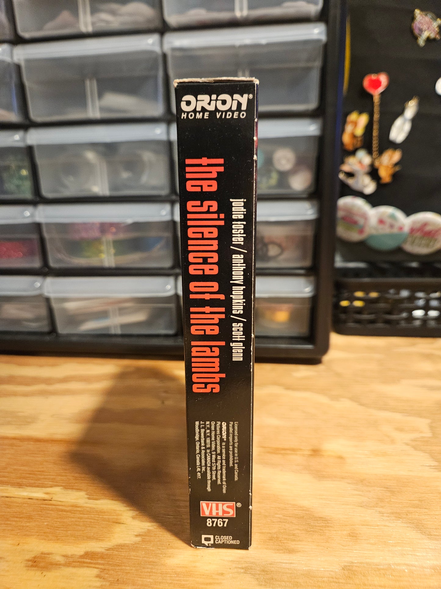 The Silence of the Lambs VHS Jodie Fostet, Anthony Hopkins, Cult Classic