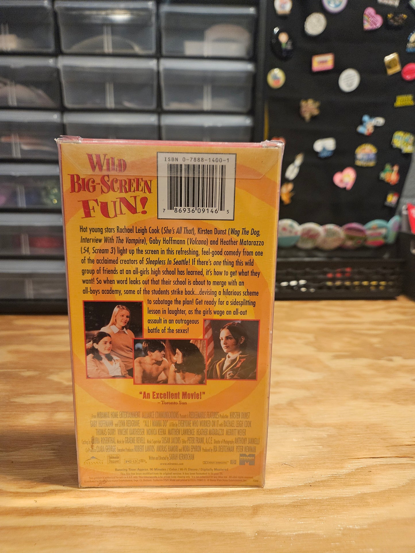 All I Wanna Do VHS (AKA Strike), Cult Classic, Previous Rental Video
