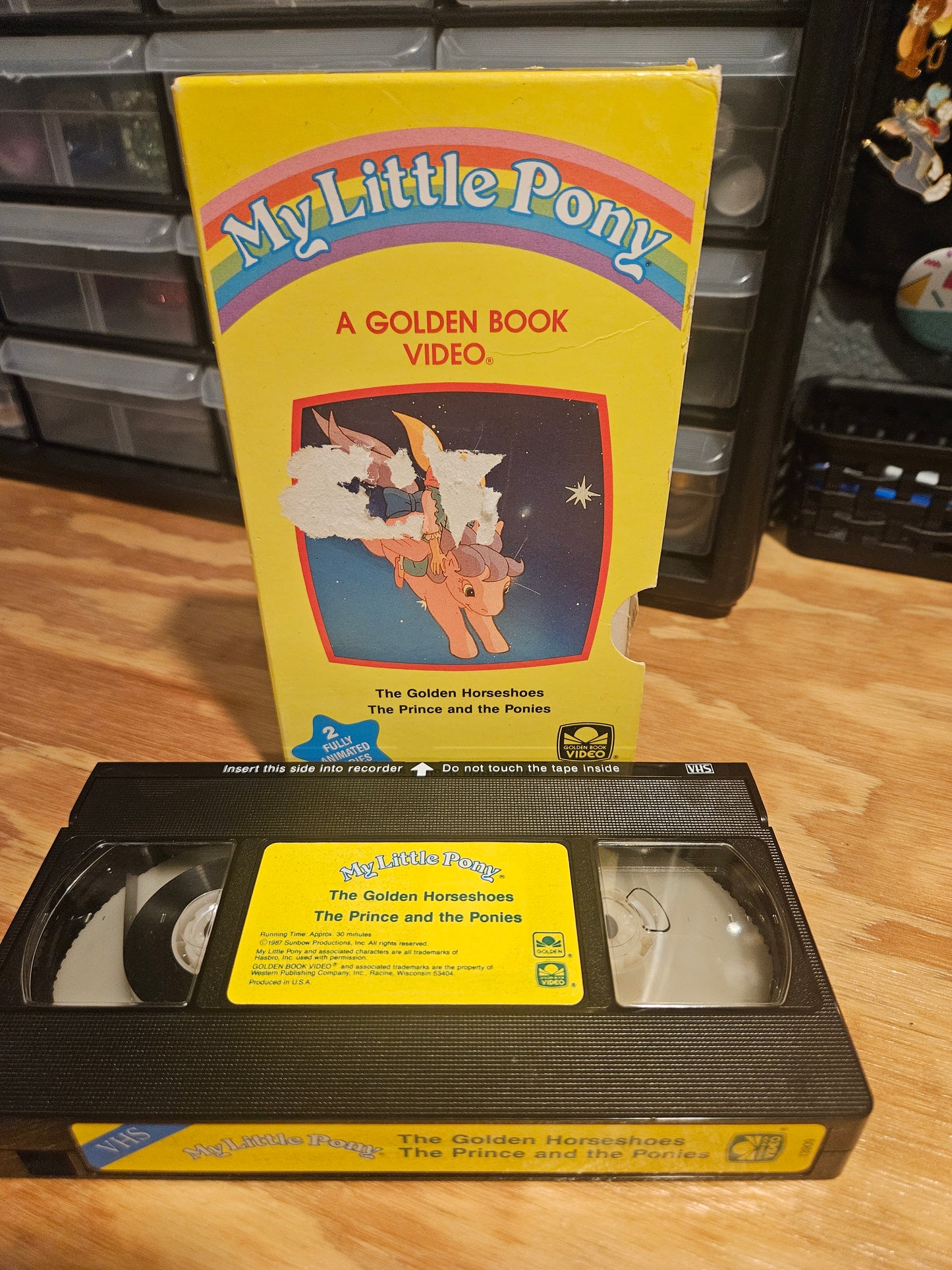 My Little Pony VHS, A Golden Book Video, 1987