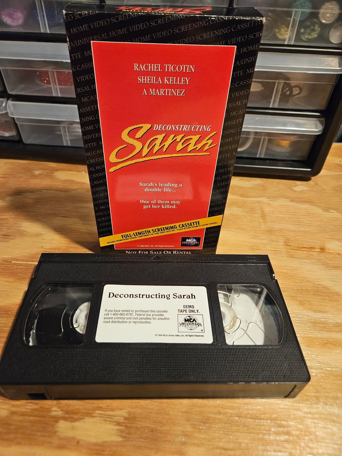 Deconstructing Sarah VHS SCREENER