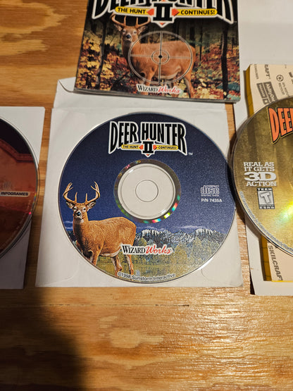 Deer Hunter 1, 2, 3 CD-ROM Games