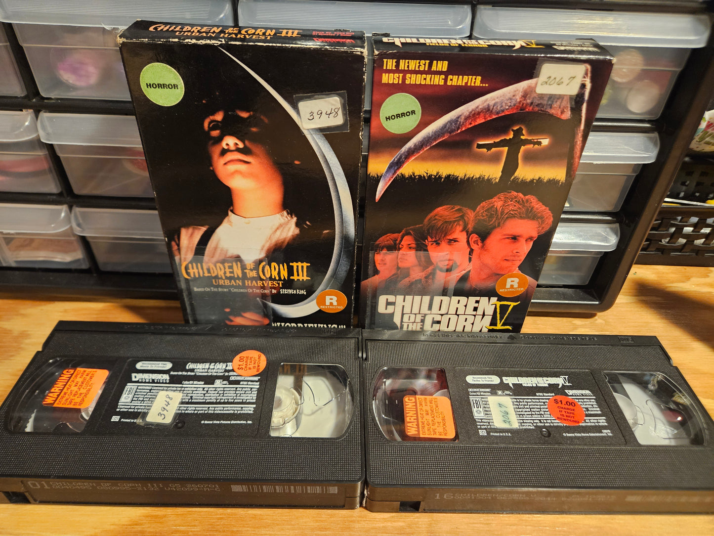 Children Of The Corn VHS Lot 1, 2, 3, 5, 666
