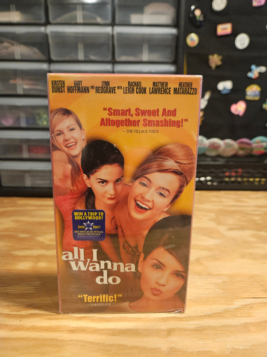 All I Wanna Do VHS (AKA Strike), Cult Classic, Previous Rental Video