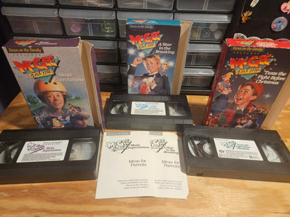 McGee and Me Skate Expectations, A Star in the Breaking, and Twas the Fight Before Christmas vhs set