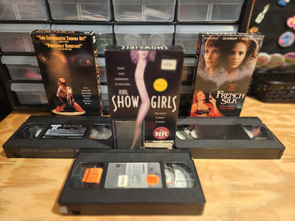 French Silk (SCREENER), Show Girls (Rental Video), Exotica VHS Set, Adult