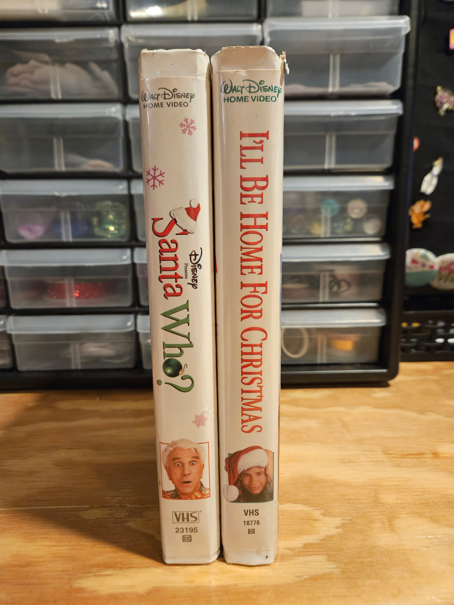 Disney's Santa Who? & I'll Be Home For Christmas VHS Set