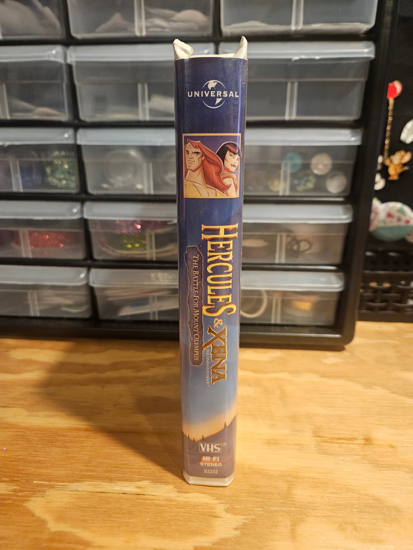 Hercules & Xena The Battle for Mount Olympus VHS with original insert!