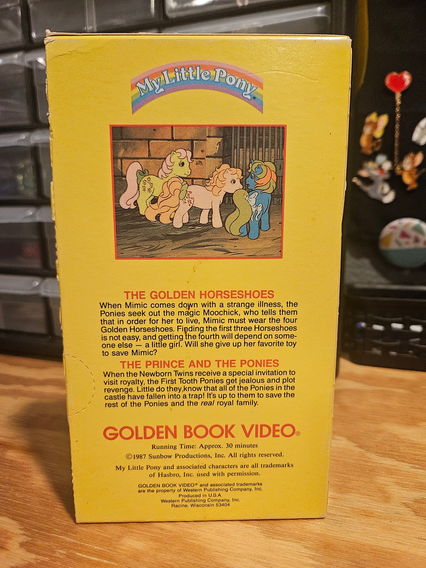 My Little Pony VHS, A Golden Book Video, 1987