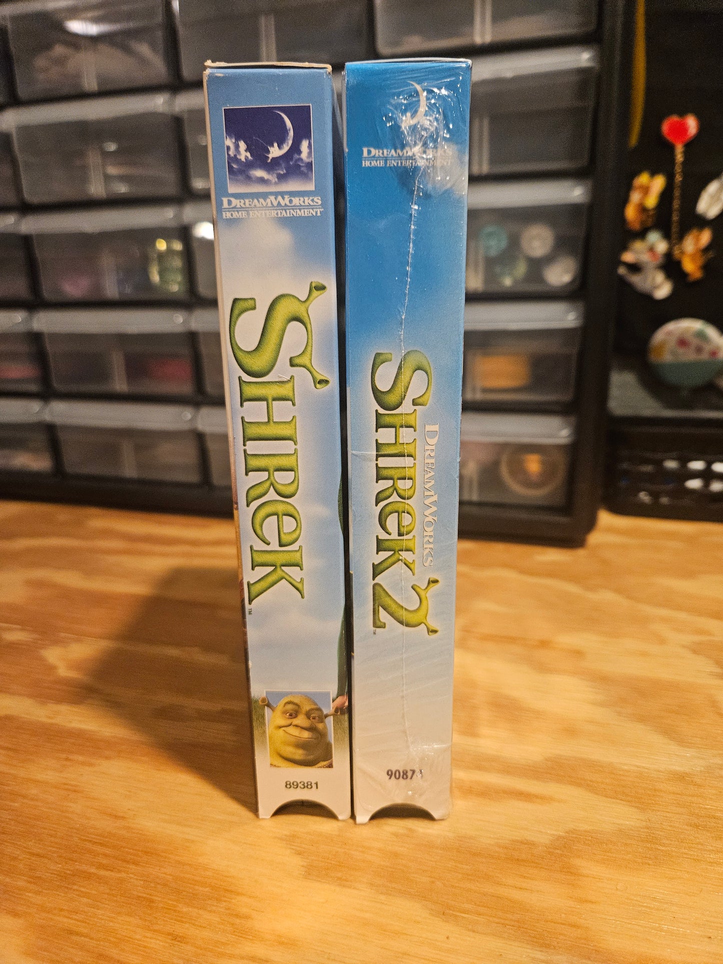 Shrek & Shrek 2 VHS Set