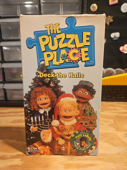 The Puzzle Place Deck The Halls VHS Sony Wonder, Patti LaBelle. Rare Tape